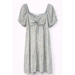 Y2K Babydoll Floral Dress Women’s Size S Coquette Boho Cottagecore 90s Fairy